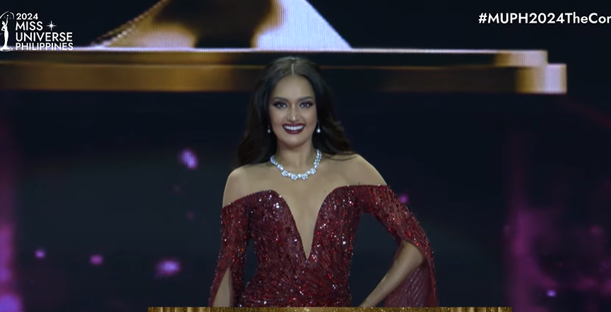 QUEENLY AURA! 👸

Ahtisa Manalo of Quezon Province, a crowd favorite, set the stage ablaze with her fiery red gown during the evening gown portion of the #MissUniversePhilippines2024.

Check out Philstar.com's live coverage #MUPH2024: philstar.com/lifestyle/fash…