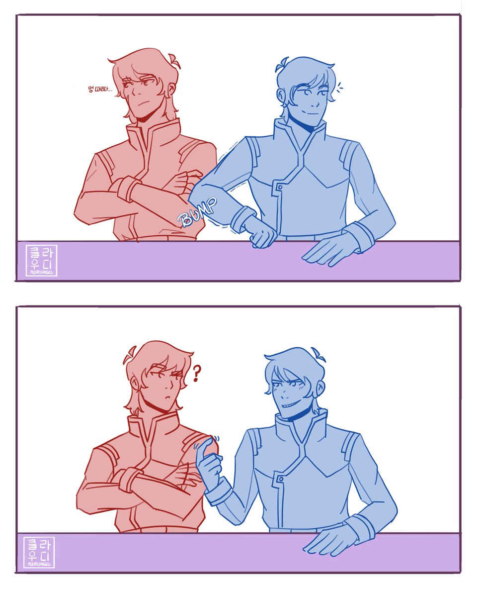 hodeiart's tweet photo. a quick comic of klance on a boring meeting bc i have no free time lately and i wanted to do sumn (1/2) https://t.co/uxwfKrQpMW