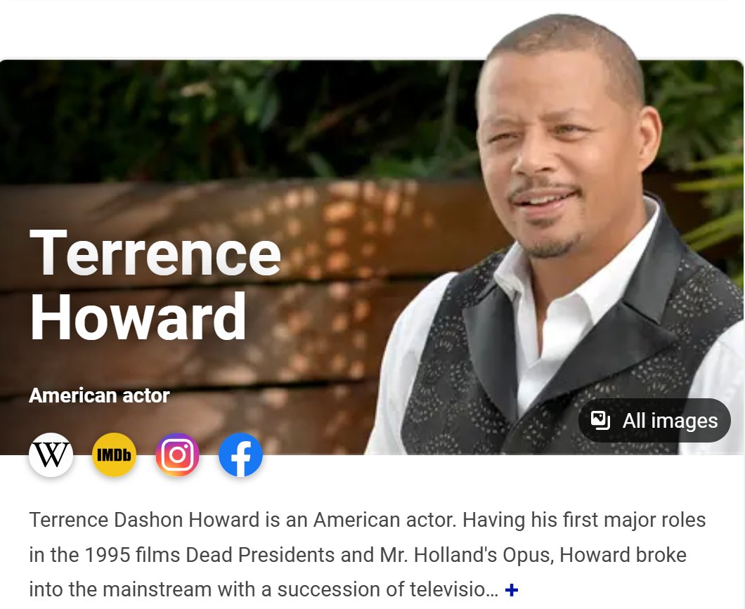 Some clarity: Terrance Howard is an actor with 17 movies, a TV series [Empire] and a music album.  Joe Rogan has been an actor, TV host and his show is not known for guests possessed of true intellect, accurate historical info.  Please cease asking about Terrance Howard.  Both