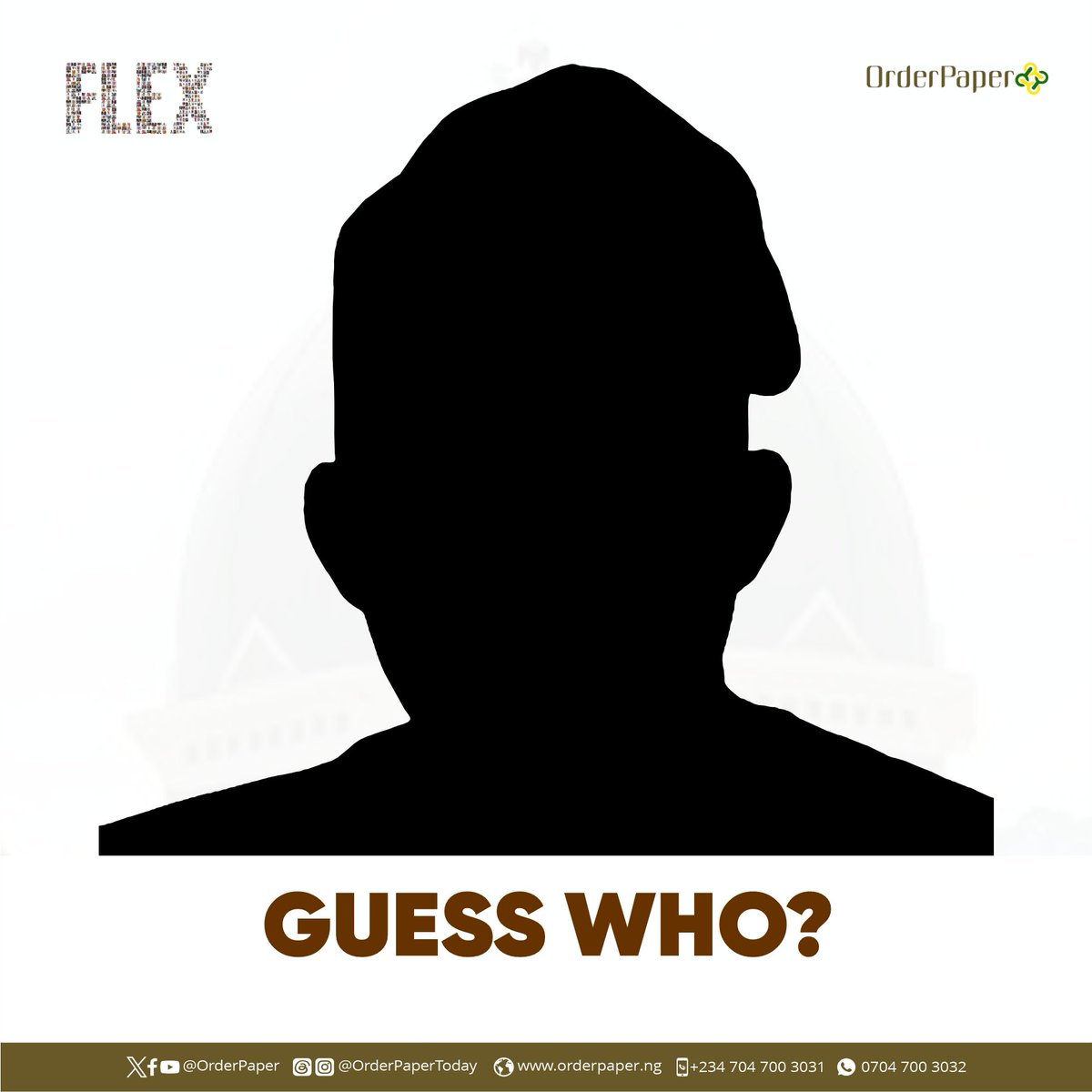 Did you think we were done? 👀 Can you take a wild guess who the FLEX is? Hint: Senator, Lagos West (1992-1993) In our upcoming QPR series, we’ll be be talking about your legislators in a different light! What is the FLEX about? Stay tuned! Comment your answer and we will