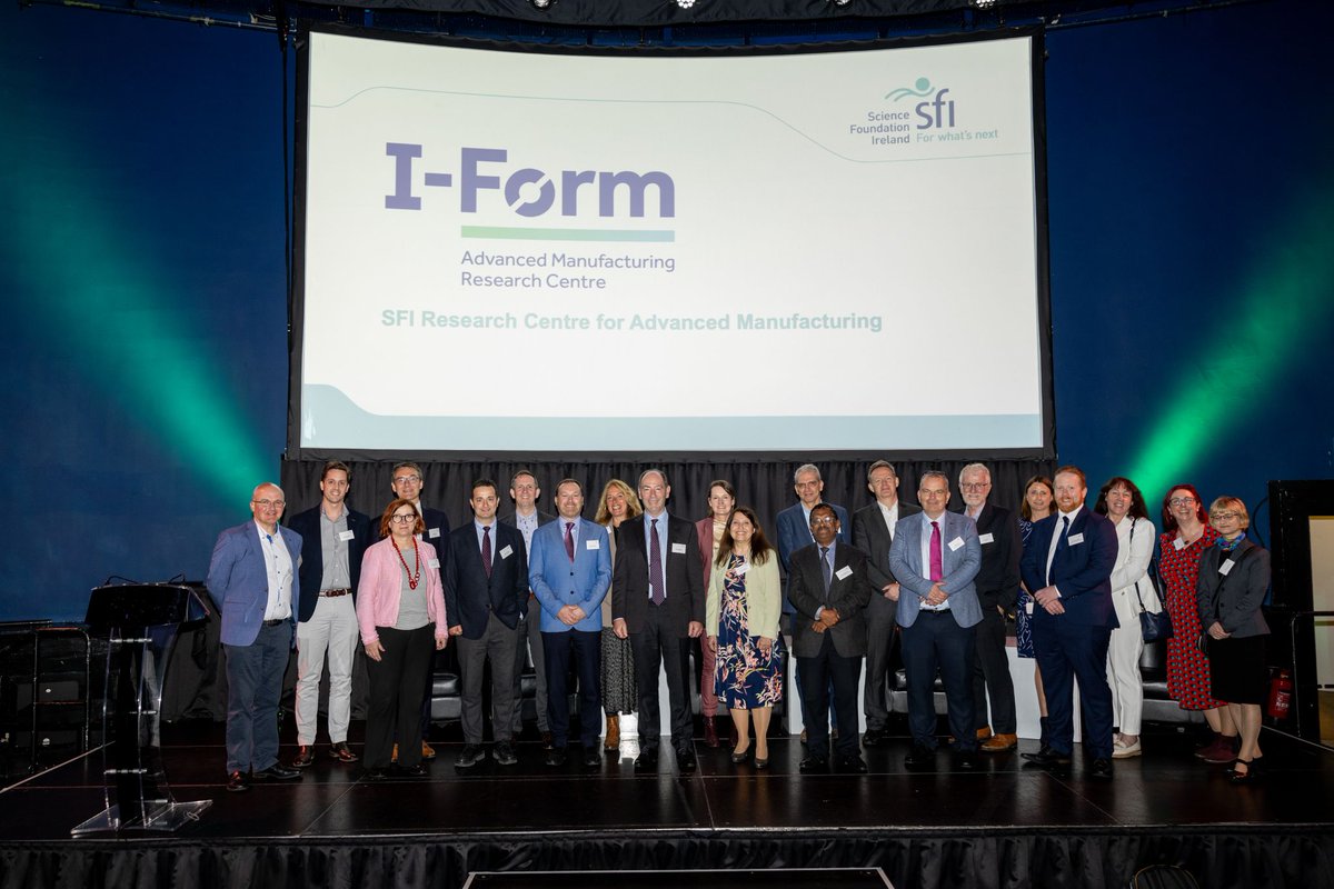🎉Last week saw the launch of the second phase of @I_Form_Centre at an event in the Mansion House 🖥️This next phase of the centre is supported by a €25 million @scienceirel investment which will fund 26 @DCU researchers over six years dcu.ie/engineeringand… @DermotBrabazon