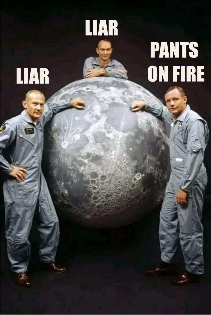 They didn't go.
They lied about going.

#moonhoax #moonies