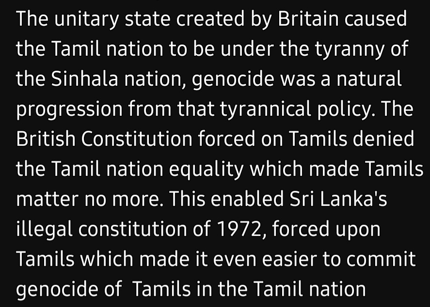 'Donoughmore means Tamils no more' - Sir Ponnambalam Ramanathan

See video in earlier post