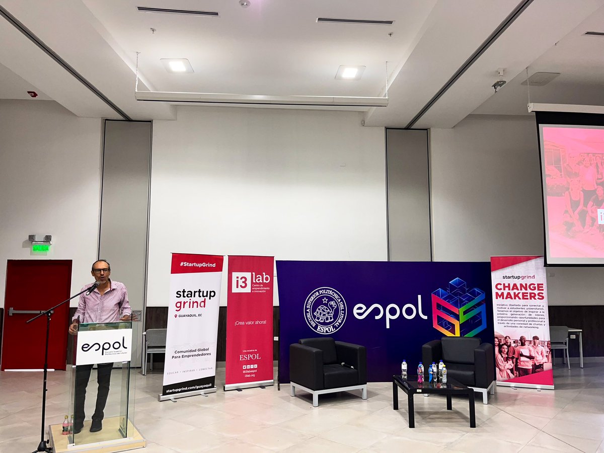 Arrancamos el evento #ChangeMakers organizado junto a <a href="/startupgrindgye/">Startup Grind Guayaquil powered by Google</a>, con palabras de bienvenida de nuestro director <a href="/guidocaro/">Guido Caicedo</a>.

¡Estamos listos para una jornada llena de aprendizajes y networking!

#CreaValorAhora ✨