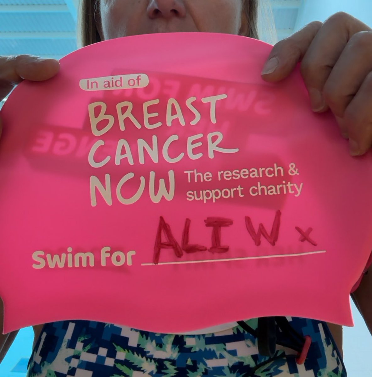 Who are you swimming for? Our cofounder @MelVeryBerry is swimming for Ali Wright 😘 please join her herspirit.co.uk/virtual-swim-c… @ZoggsUK @BreastCancerNow