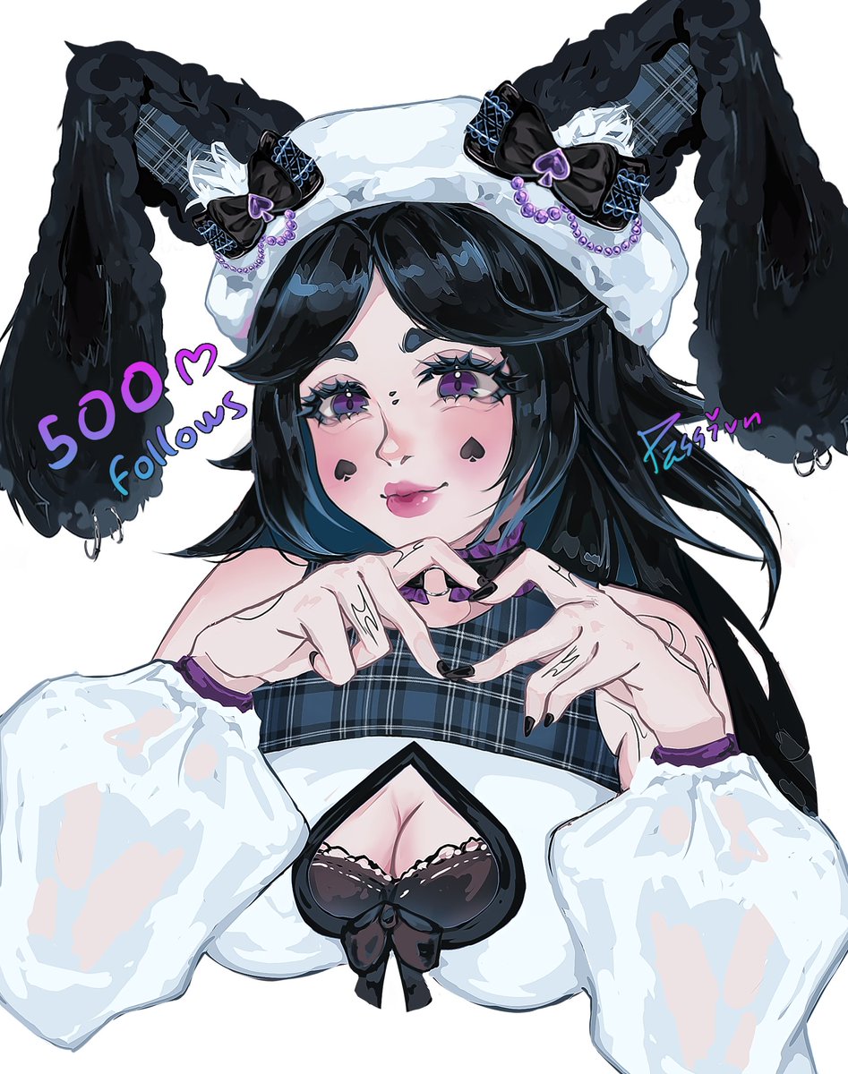 ♠️💜ART RAFFLE 💜♠️
‧₊˚ We've just hit 600 follows !! gracias hihi ꒰ ♡ ꒱ ˎˊ˗

To enter:
❥ FOLLOW + RT ( every 45 rt + 1 winner)
❥ Comment your model/oc 

𝇋♡︎𝇌 Price: half body/bust, full color !
‧₊˚ Ends: JUNE 22

#ArtRaffle #artmoots #VTuberUprising #arttwt