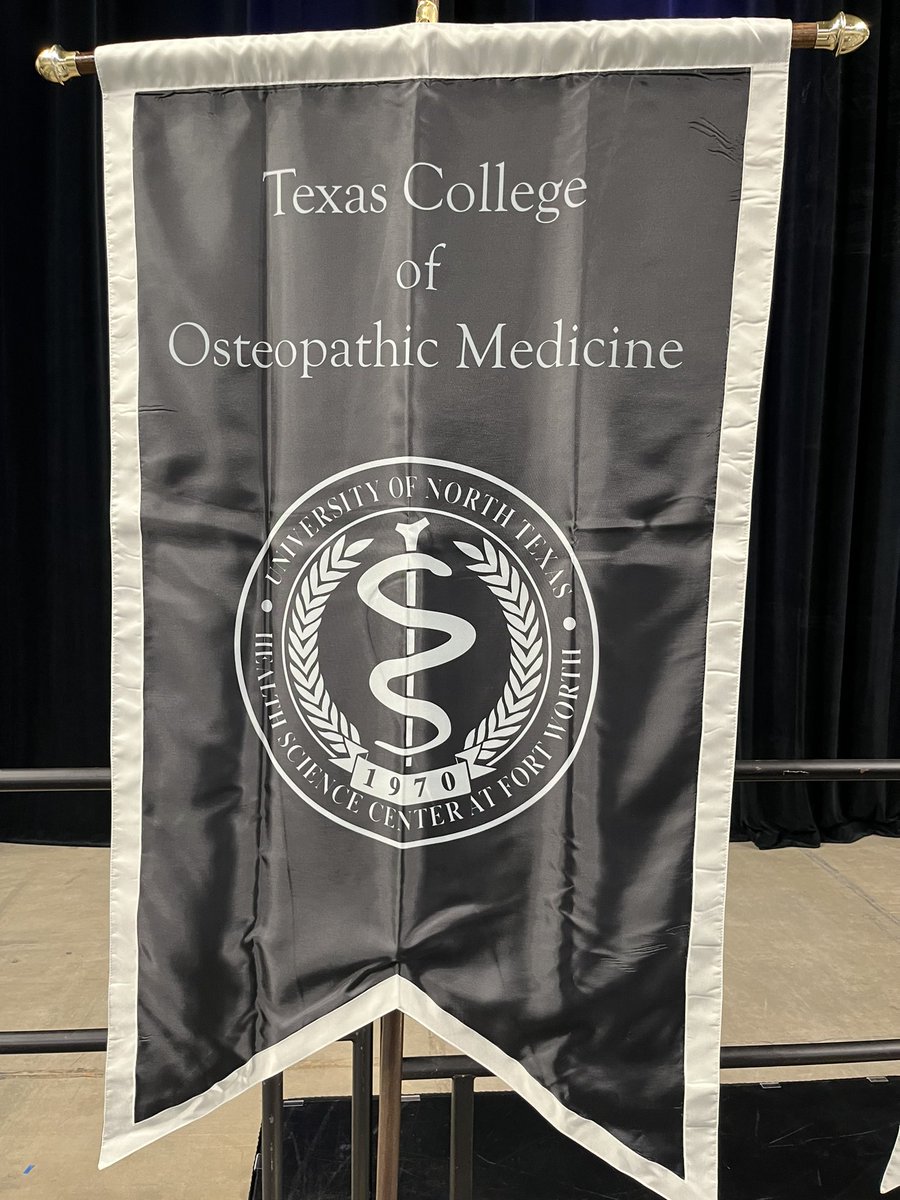 UNTHealth_TCOM's tweet image. The stage is set for 228 Doctor of Osteopathic Medicine degrees to be awarded later this afternoon. We can’t wait! #TCOM #hscgrad