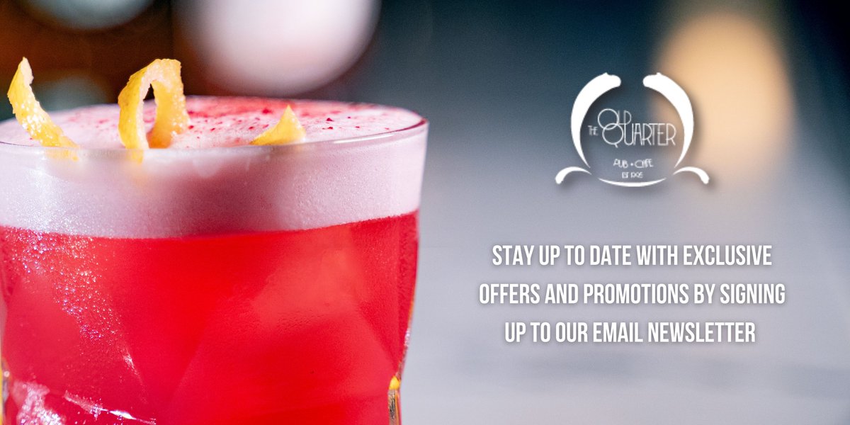 Stay in the know. SIGN UP HERE: eepurl.com/iQtOFw

#Limerick #LimerickFood