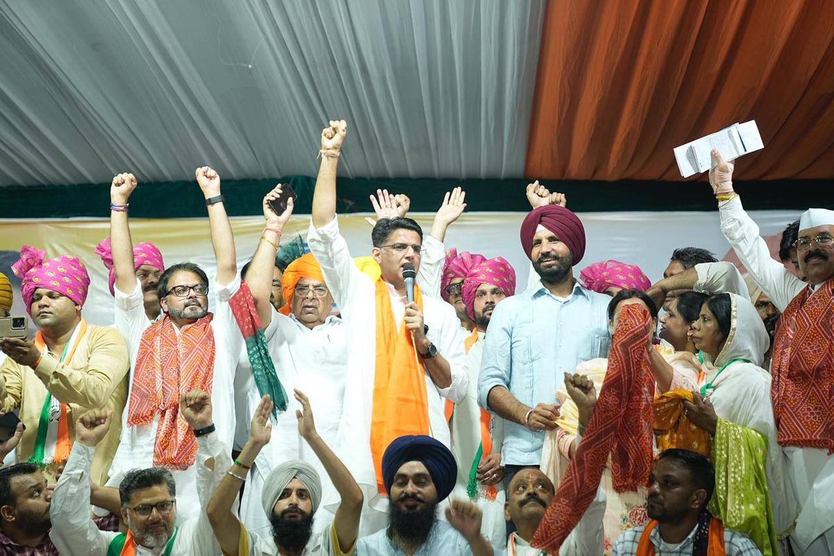SachinPilot's tweet photo. वक्त है बदलाव का,
न्याय के संकल्प के साथ
बेहतर भविष्य को चुनने का...

आज शाम पंजाब के लुधियाना लोकसभा क्षेत्र में कांग्रेस प्रत्याशी @RajaBrar_INC जी के समर्थन में चुनाव प्रचार।

@INCIndia @INCPunjab https://t.co/id9LqvoxAR