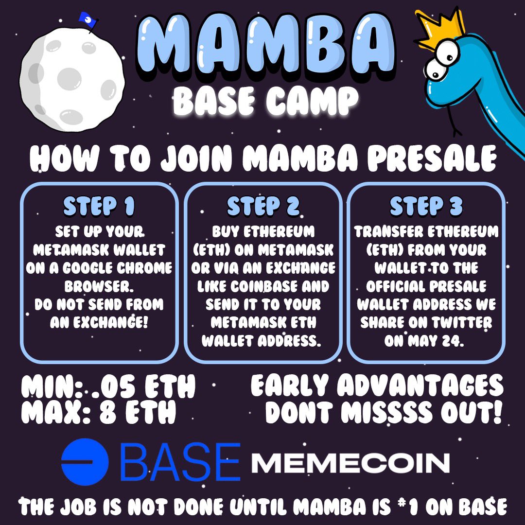 If you don't know now ya know! Sssslither in early to reap the benefits!🐍👀 Join the TG to get prepped to go to the moon!👇 t.me/mambaonbase