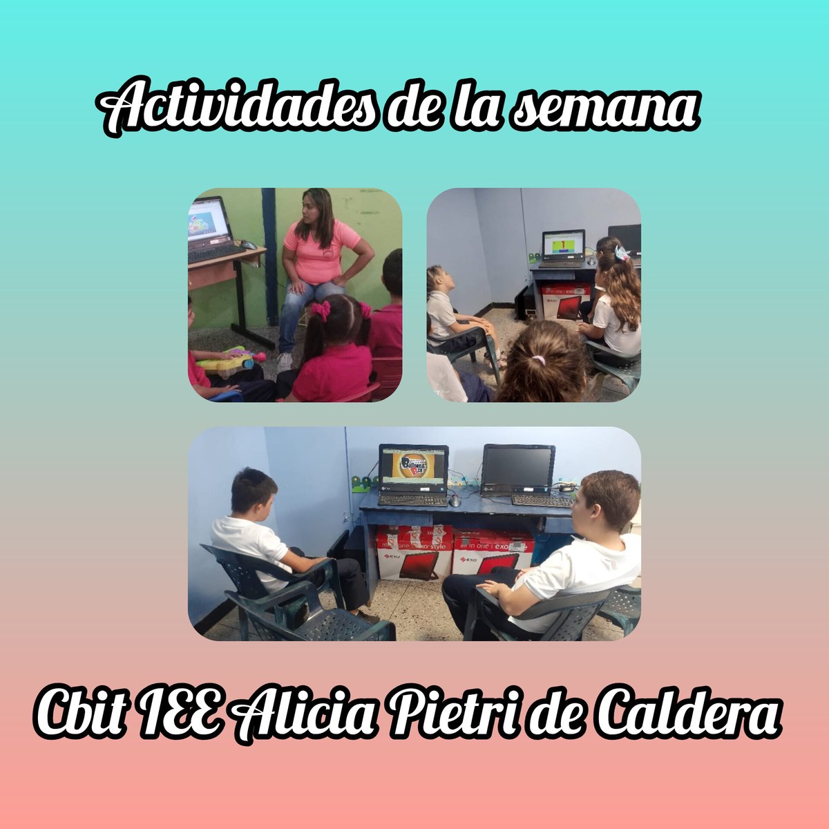 <a href="/22Mayo/">eugenia</a> #PuebloMaduroPasLasQueSea 
Durante la semana activos en las instituciones de Educación Especial haciendo uso de las TIC para favorecer el proceso de Enseñanza Aprendizaje 
<a href="/NicolasMaduro/">Nicolás Maduro</a> 
@MPPEDUCACION 
<a href="/_LaAvanzadora/">Yelitze Santaella</a> 
<a href="/Fundabit_/">FundabitOficial</a> 
<a href="/leivi24/">Leivi/Oceanía</a> 
<a href="/EleamerAbdala/">Eleamer Elkatrib</a> 
<a href="/Dimary08/">D!mary_Anzola</a>