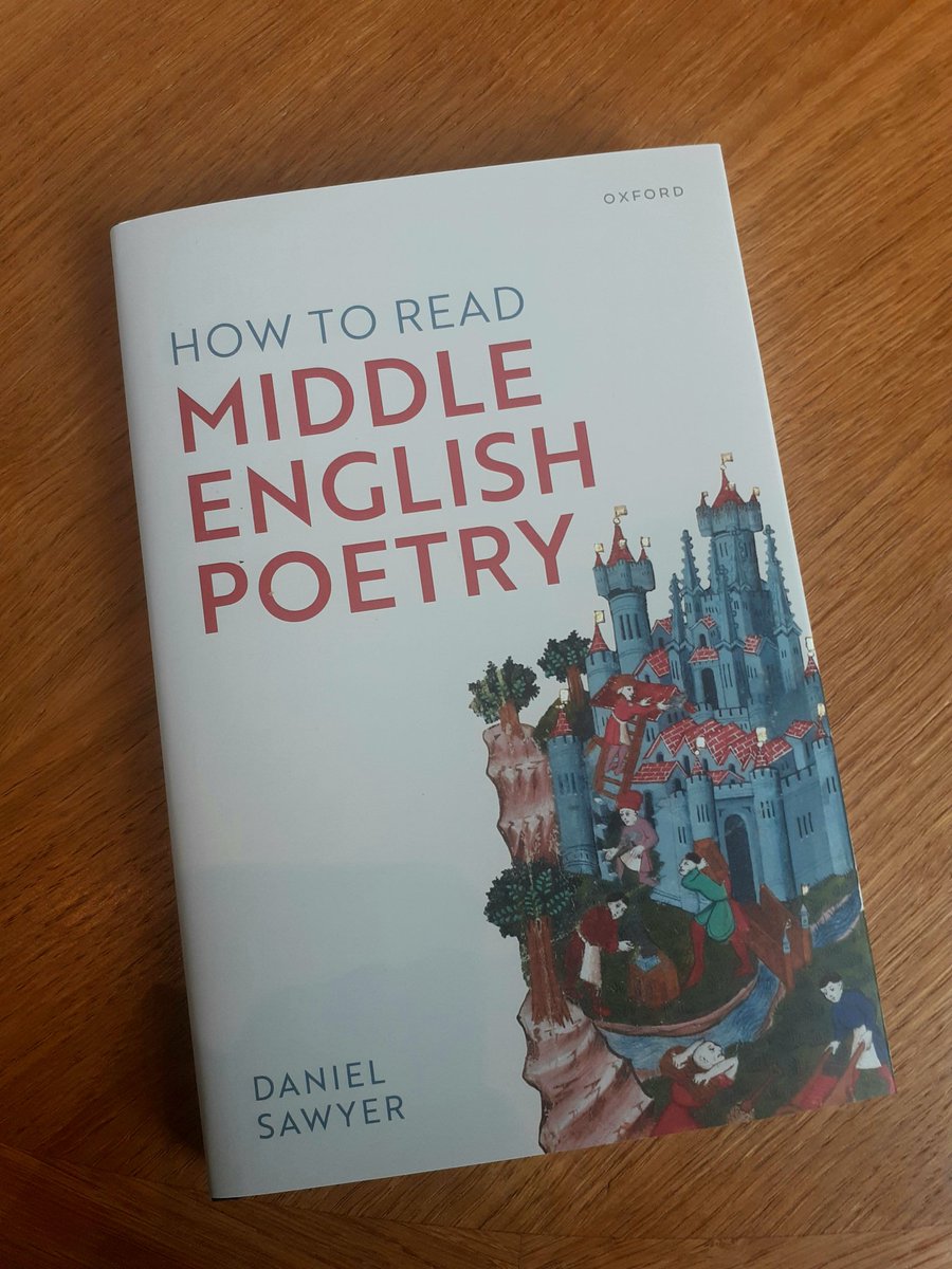 A very impressive turnout for @DE_Sawyer 's Principal's Research Seminar paper and celebration of his new book 'How To Read Middle English Poetry', *the* must-have for next year's teaching!