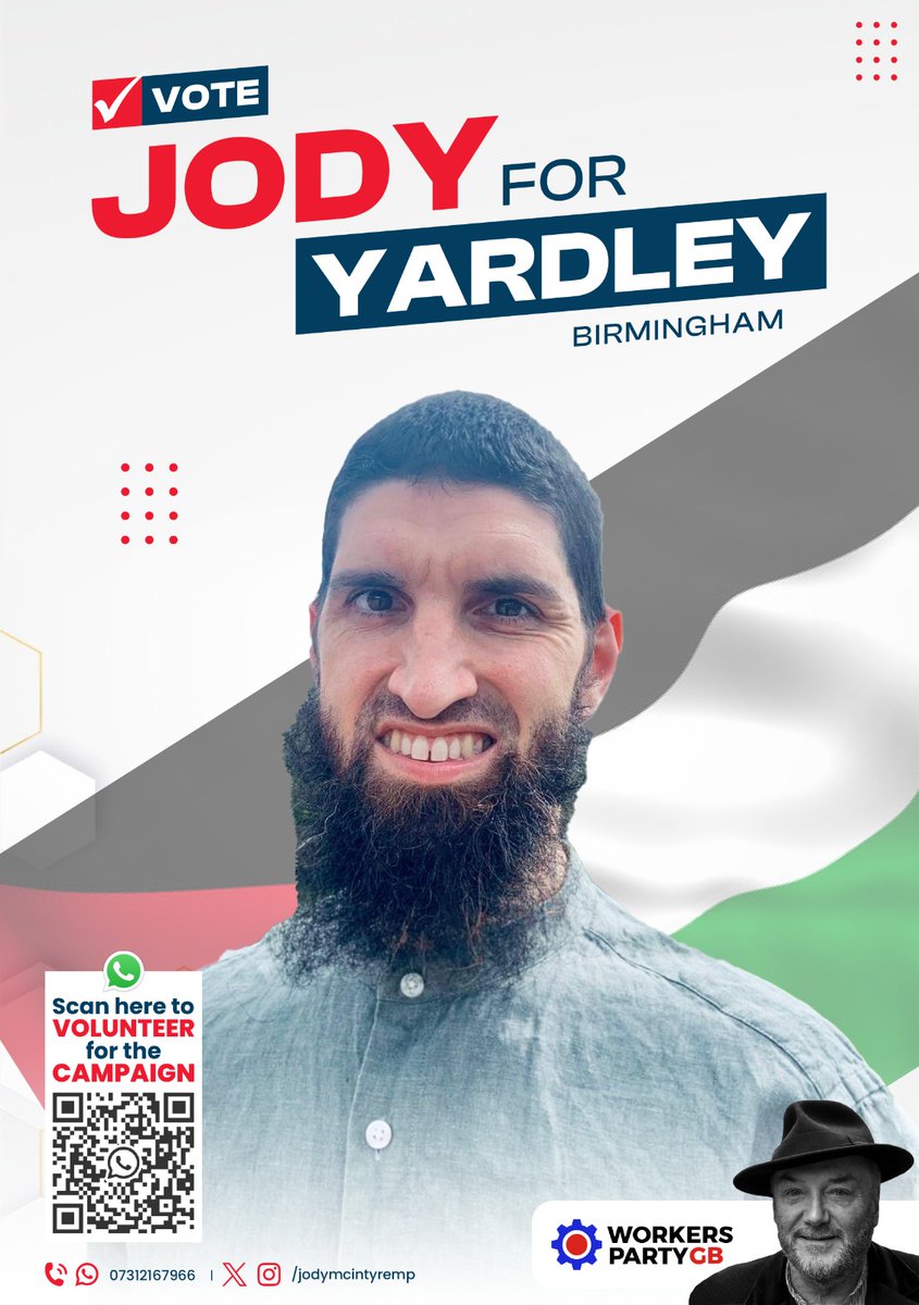 We’re ready for the fight and we’re ready to win! July 4th… you know what to do. #JodyforYardley
