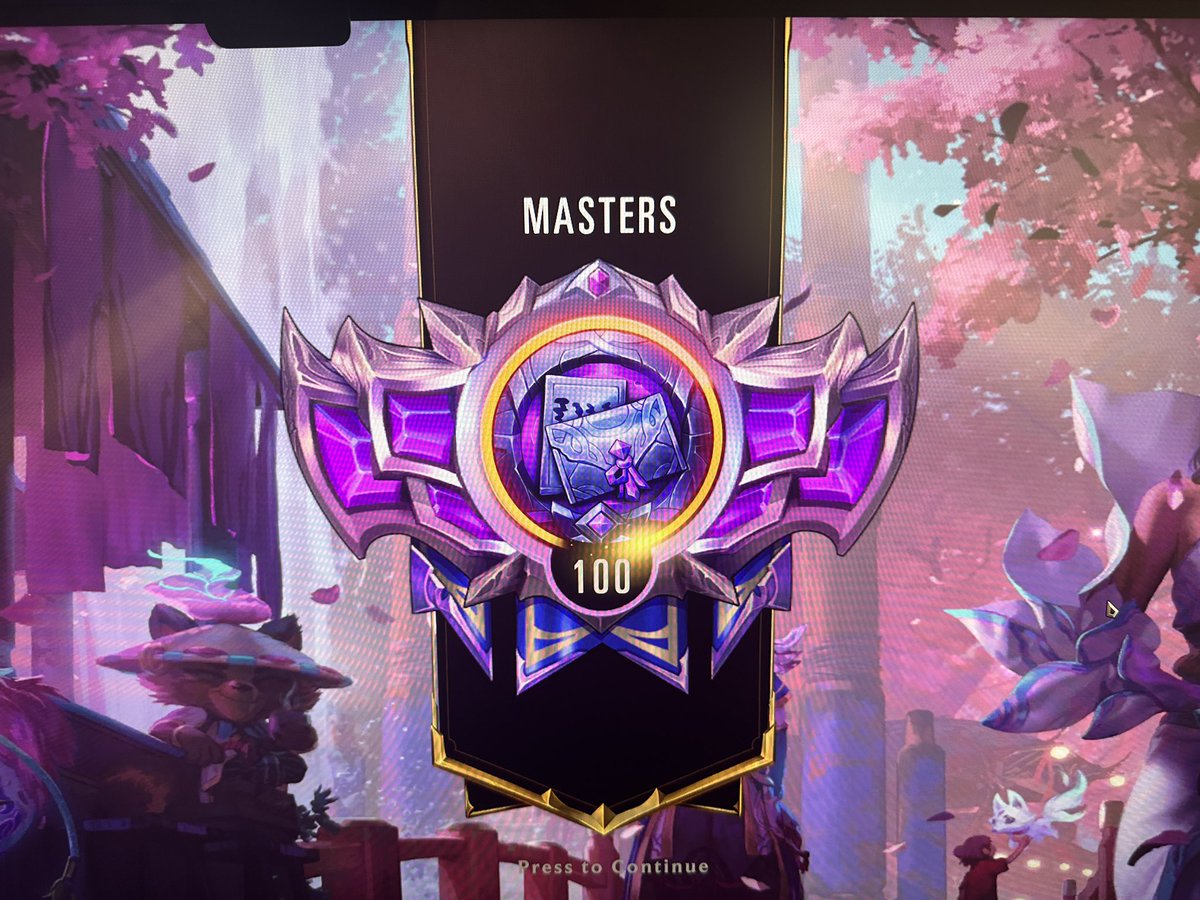 Dingstruggles's tweet photo. Weeeeee first time hitting Masters! Proud of myself. Now gonna go back to writing my quals 😂 https://t.co/f8dsr36UoV