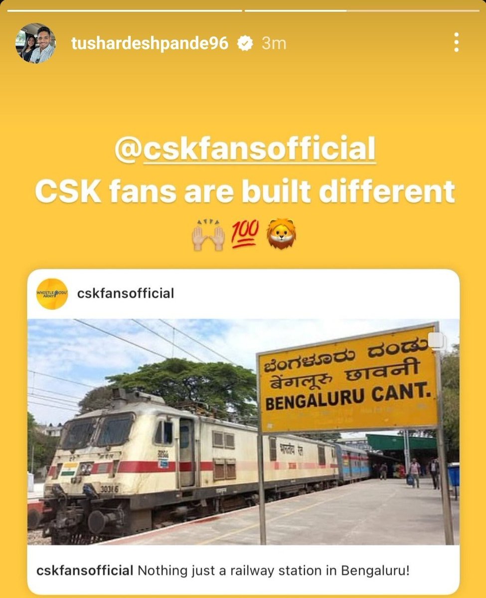 Tushar Deshpande is All Of Us ! 😂💛 #WhistlePodu #CSK #IPL2024 #RCB