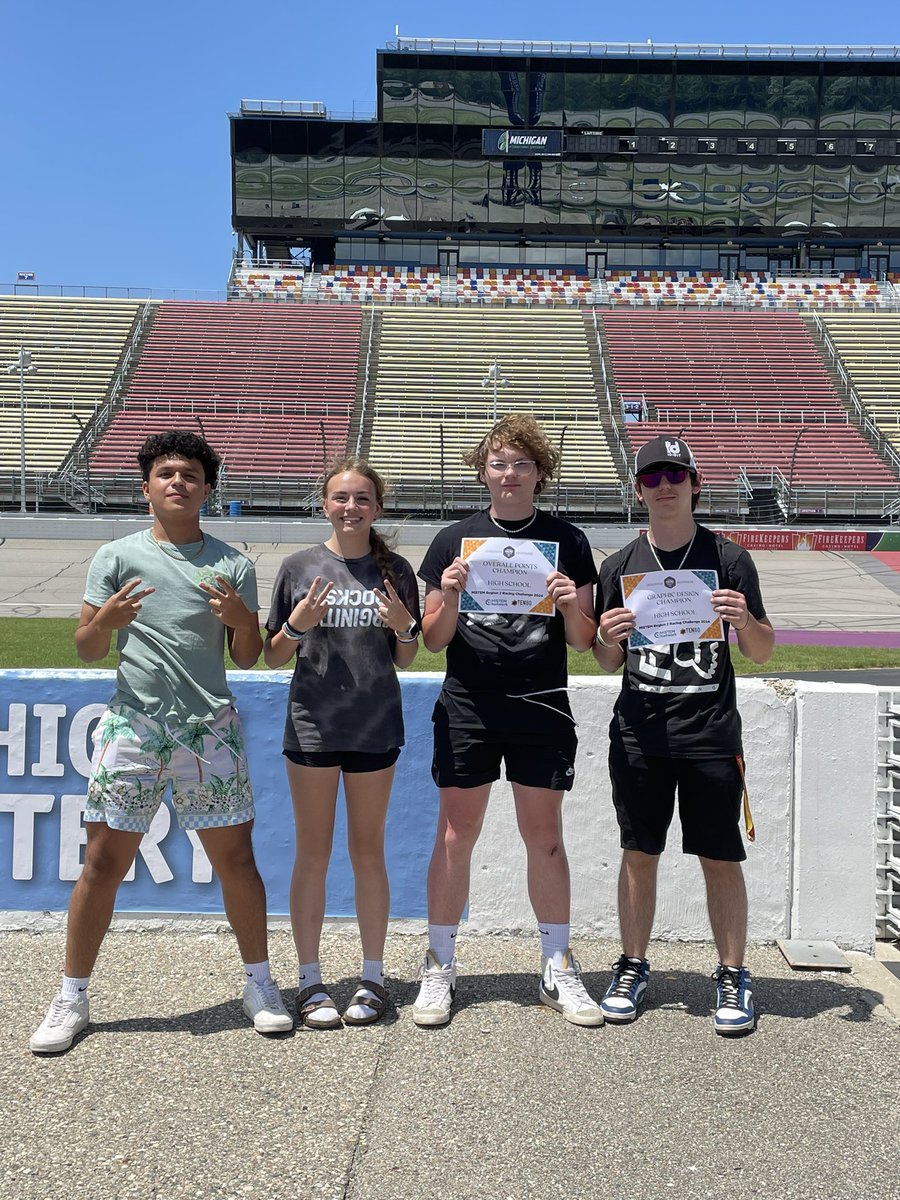 Team Rockets! First in graphic design and first overall at the MIS Ten80 competition! Congratulations! <a href="/CHS_LeadsTheWay/">Clinton High School</a>