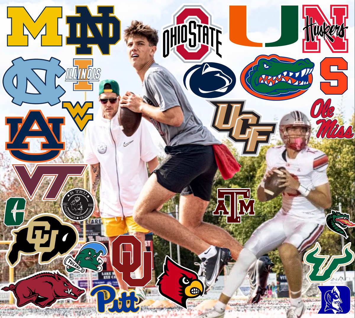 🚨🚨QB TRAINEE OFFER ALERT🚨🚨 4⭐️2026 QB Trainee: @NoahGrubbsQB (Lake Mary HS) now has 25 D1 OFFERS after receiving an OFFER today from LOUISVILLE 🔴🐦‍⬛⚫️ #GoCards OFFERS: Miami, Ohio State, Notre Dame, Michigan, Florida, OU, UNC, VT, Penn State, Arkansas, Texas A&M, UCF, PITT,