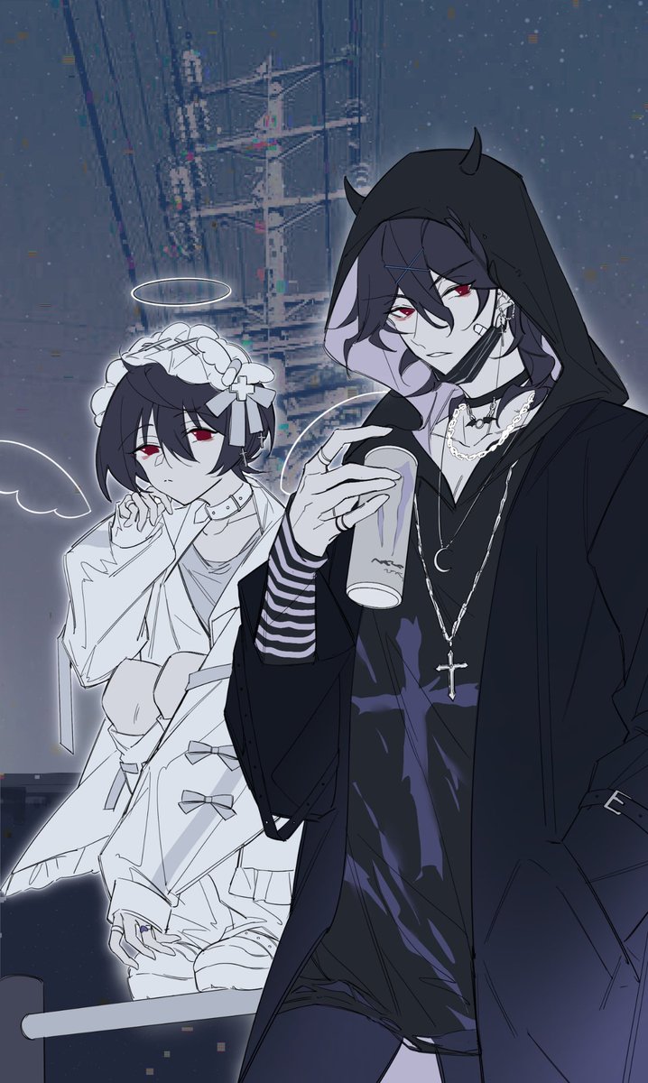 lovemanbami's tweet photo. 天使恶魔paro
🖤🤍 https://t.co/7XGISoh85x