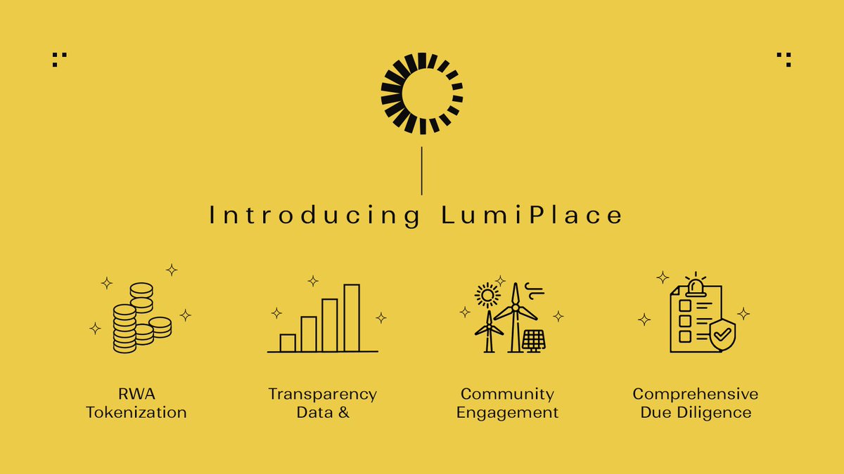 🌟 Introducing LumiPlace, the cornerstone of the LumiShare ecosystem! 🌱💡 Born from a powerful motivation to revolutionize renewable energy investment, LumiPlace is paving the way for a sustainable future. By harnessing the power of blockchain technology, LumiPlace merges