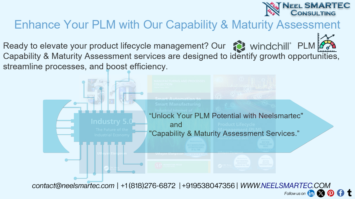 Ready to elevate your PLM? Discover growth opportunities and boost efficiency with @Neelsmartec's #Windchill PLM Capability & Maturity Assessment. Let's transform your #business! #PLM #Efficiency #ROI #ROV #NPD #neelsmartec neelsmartec.com/2023/09/23/nee…