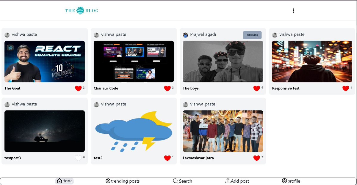 vishwa_paste's tweet image. 🚀 Excited to share my latest project: a fullstack Twitter clone!The Blog🎉 with appwrite It has all the core features of Twitter
Link to my website:…in-vishs-projects-97c7a90b.vercel.app
A huge Thank's to my mentor @Hiteshdotcom for guidance and support
#iwritecode
#reactjs