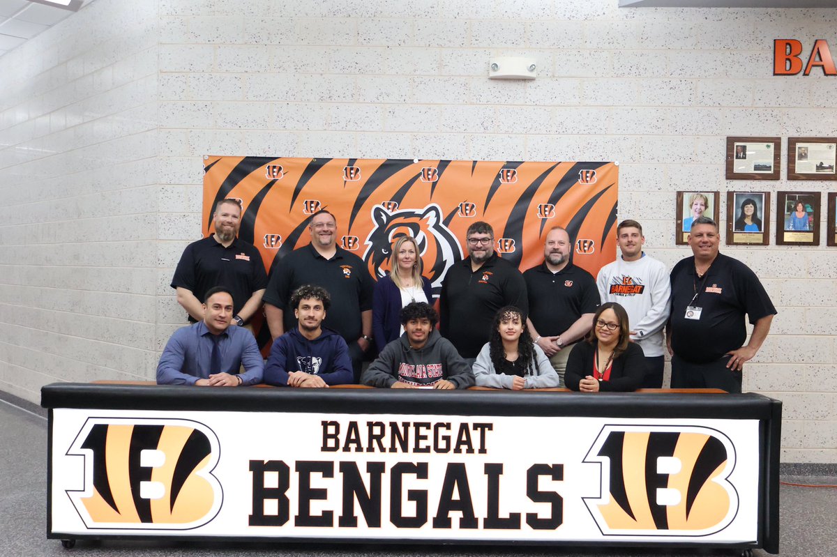 Congratulations to Julian Cruz on his commitment to continue his academic and athletic career at Montclair State University! #barnegatinspires