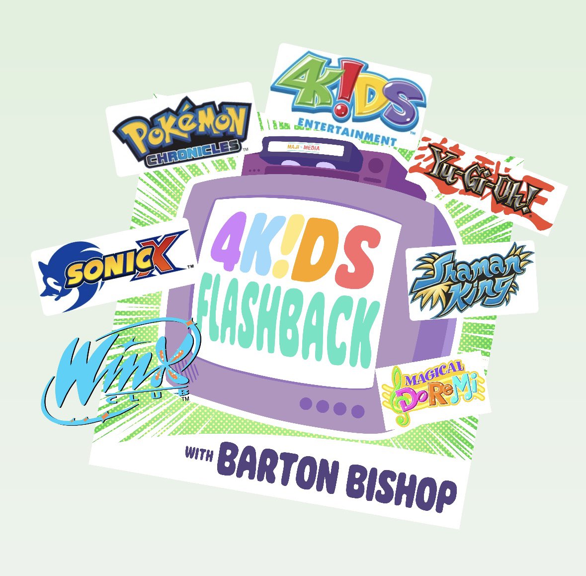 Hear our @4KidsFlashback interview w @JonathanToddRos for FREE wherever you get podcasts and go behind the scenes with writer Barton Bishop at patreon.com/4kidsflashback #pokemon #yugioh #4kids #anime