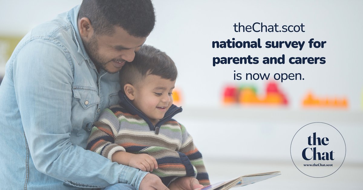 How do you help your children learn about relationships, body parts and tricky topics like consent? We'd like to hear from you. The Chat national survey for parents and carers is now open: thechat.scot and it would be great if you can click the link and complete this.