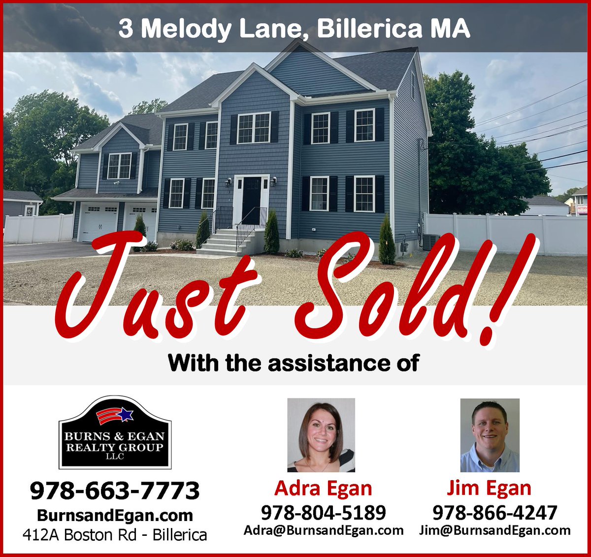 ANOTHER HAPPY HOMEOWNER JUST CLOSED ON THEIR NEW HOME!   Are you looking to buy a home in today's market? 
#Billericarealestate  #burnsandegan #Justsold #homeownership #homeownershipgoals #realestate #Billericahomes  #BillericaMA #realestatemarket  #dreamhome #househunting