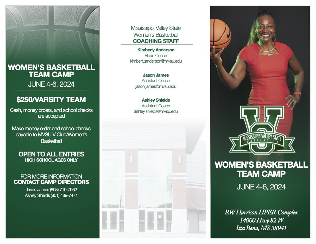 Register for the MVSU Women’s Basketball Team Camp this summer! For registration, and more information please click the link below ⬇️⬇️⬇️ 🔗: mvsuvclub.com/womens-basketb… #Elevate