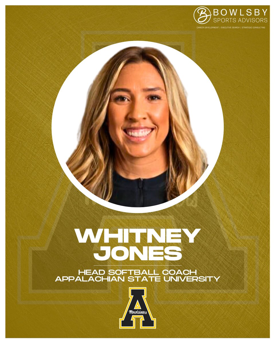 Great to partner with @DougGillin and his leadership team on their search for a new head softball coach. Congrats to @whitjones25, who is nationally respected and a rising star in the profession. 📈