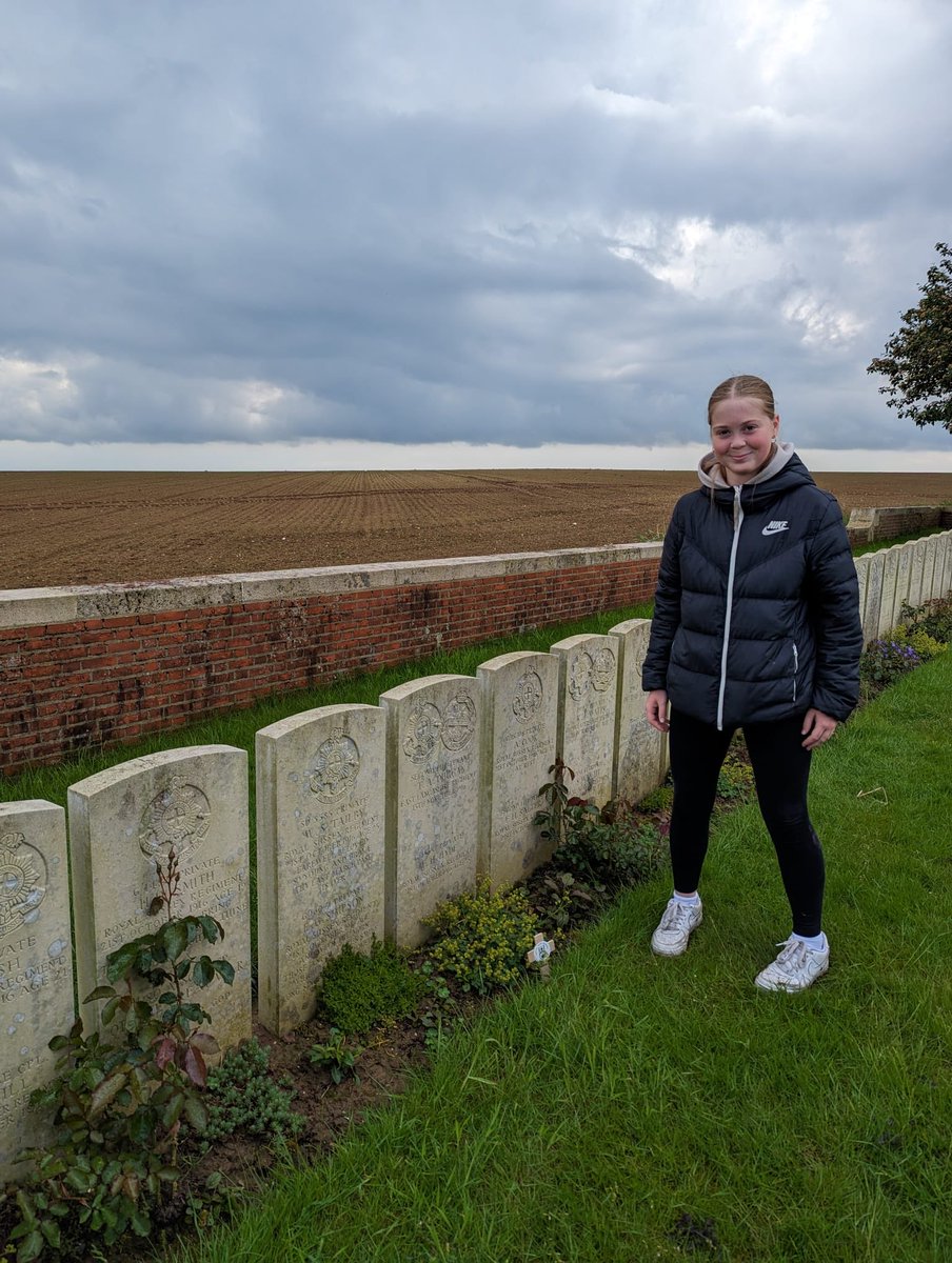 Some of the girls on Coach D took a sizeable detour up a long track to visit Alice’s relative’s grave