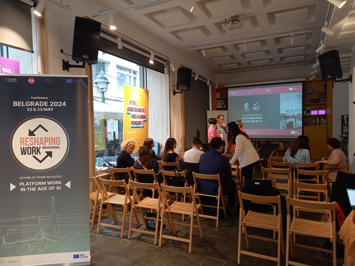 Jelena Sapic (@j_sapic) on Twitter photo .<a href="/reshaping_work/">Reshaping Work</a> regional event is on! South-East Europe in the spotlight in the future-of-work discussions #AIwork #platformwork
cc: <a href="/PublicPolicyRS/">@PublicPolicyRS</a> <a href="/PWILL_COST/">PWILL</a> .<a href="/reshaping_work/">Reshaping Work</a> regional event is on! South-East Europe in the spotlight in the future-of-work discussions #AIwork #platformwork
cc: <a href="/PublicPolicyRS/">@PublicPolicyRS</a> <a href="/PWILL_COST/">PWILL</a>