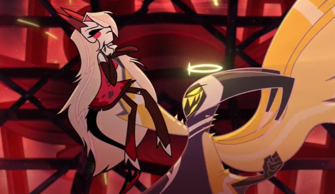 I find it funny and a bit sad that Hazbin was hyping up Charlie's transformation only to get her ass beat minutes after she transformed