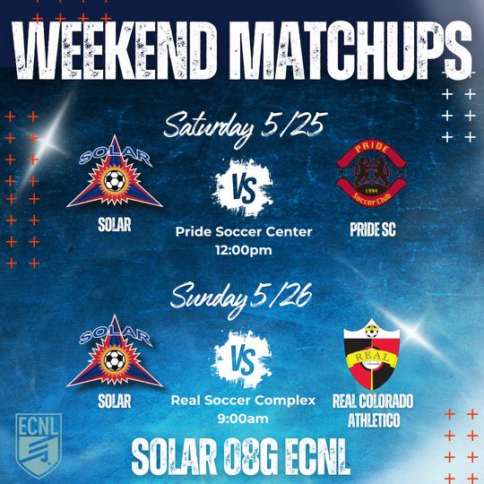 On the road to Colorado this weekend for our final league games of the season ✈️ ⚽️🏔️

👇👇👇

<a href="/TopDrawerSoccer/">TopDrawerSoccer</a> <a href="/PrepSoccer/">Prep Soccer ⚽️</a> <a href="/ImCollegeSoccer/">College Soccer Truth ™</a> <a href="/ImYouthSoccer/">ECNL/GA/Recruiting/College Soccer</a> <a href="/TheSoccerWire/">SoccerWire</a> <a href="/ECNLgirls/">ECNL Girls</a>