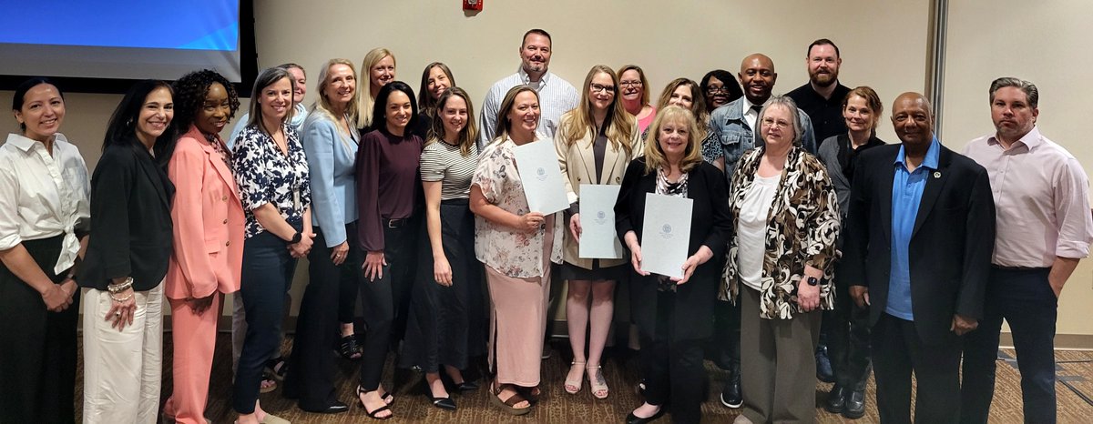 .NJDHS Comm'r @sarahmadelman Dep. Comm'r of Aging/Disability Svcs @KayleeMcGuire_ & DoAS Asst. Comm'r Louise Rush met with AAA directors at the @RWJFitandWell Center in Hamilton, where they presented @GovMurphy's proclamation declaring May as #OlderAmericansMonth in NJ.