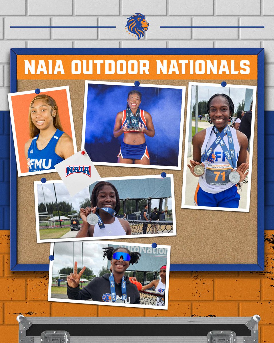 FMU sends student-athletes to compete in @NAIA Outdoor Track & Field National Championships in Indiana 🦁🏃🏾‍♀️ @FLMemorialUniv fmuathletics.com/news/2024/5/21… #fmu #Lions #hbcu #FloridaMemorial #trackandfield #nationals #Flomo #speed #track #naia