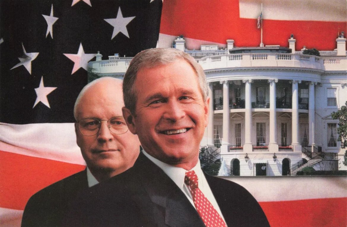 Old George W Bush Poster