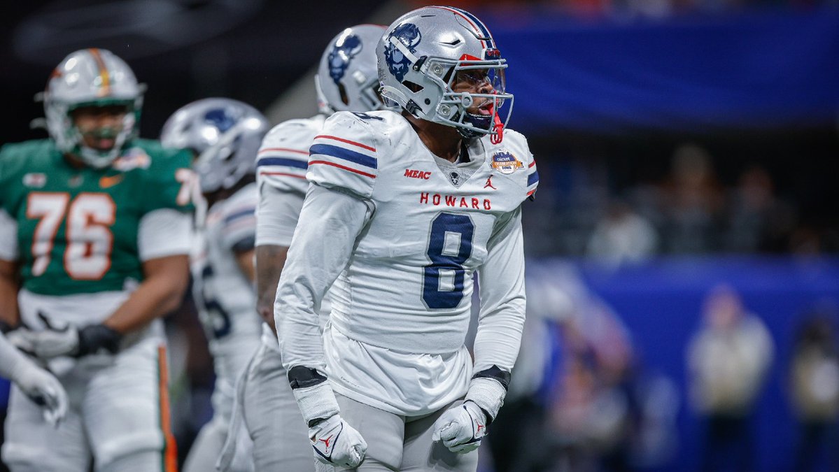 Matisse Brosseau (@matissebross8) on Twitter photo After a great conversation with <a href="/coachnickgould/">Nicholas Gould</a> I am blessed to say that I have received a D1 scholarship offer to play football at Howard University!
<a href="/CowsetteCoach/">Coach Cowsette</a> <a href="/Coach_Douglas_/">Troy Douglas</a> <a href="/CoachLScott70/">Larry Scott</a> <a href="/HUBISONFOOTBALL/">HOWARD FOOTBALL</a> <a href="/PhilippeOkou52/">Philippe Okounam</a> After a great conversation with <a href="/coachnickgould/">Nicholas Gould</a> I am blessed to say that I have received a D1 scholarship offer to play football at Howard University!
<a href="/CowsetteCoach/">Coach Cowsette</a> <a href="/Coach_Douglas_/">Troy Douglas</a> <a href="/CoachLScott70/">Larry Scott</a> <a href="/HUBISONFOOTBALL/">HOWARD FOOTBALL</a> <a href="/PhilippeOkou52/">Philippe Okounam</a>
