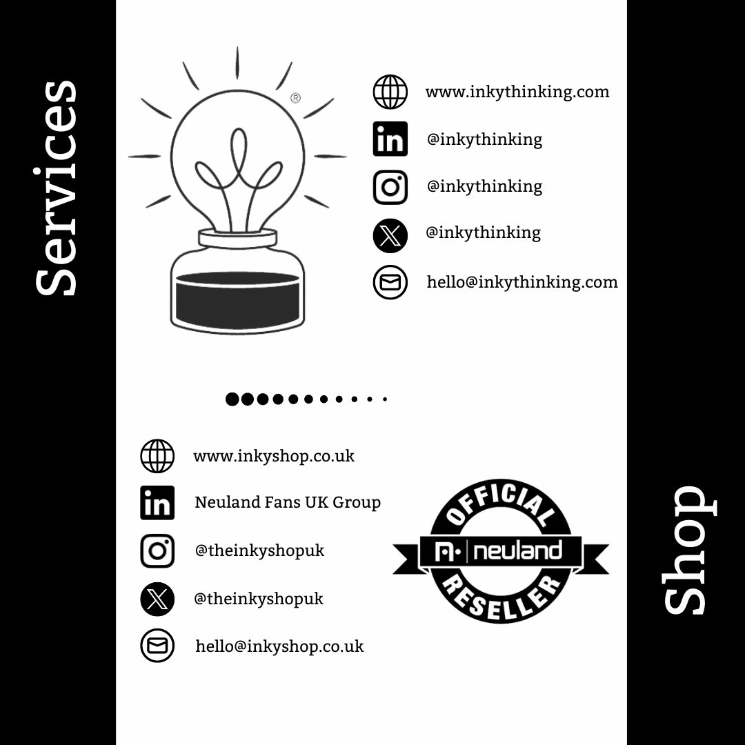 Could we just check you are following @inkythinking for illustration services or @theinkyshopuk for Neuland UK kit? Or BOTH if you are BIG fans of everything. #inkythinking #b2b #illustration #services #theinkyshopuk #neuland #reseller #uk