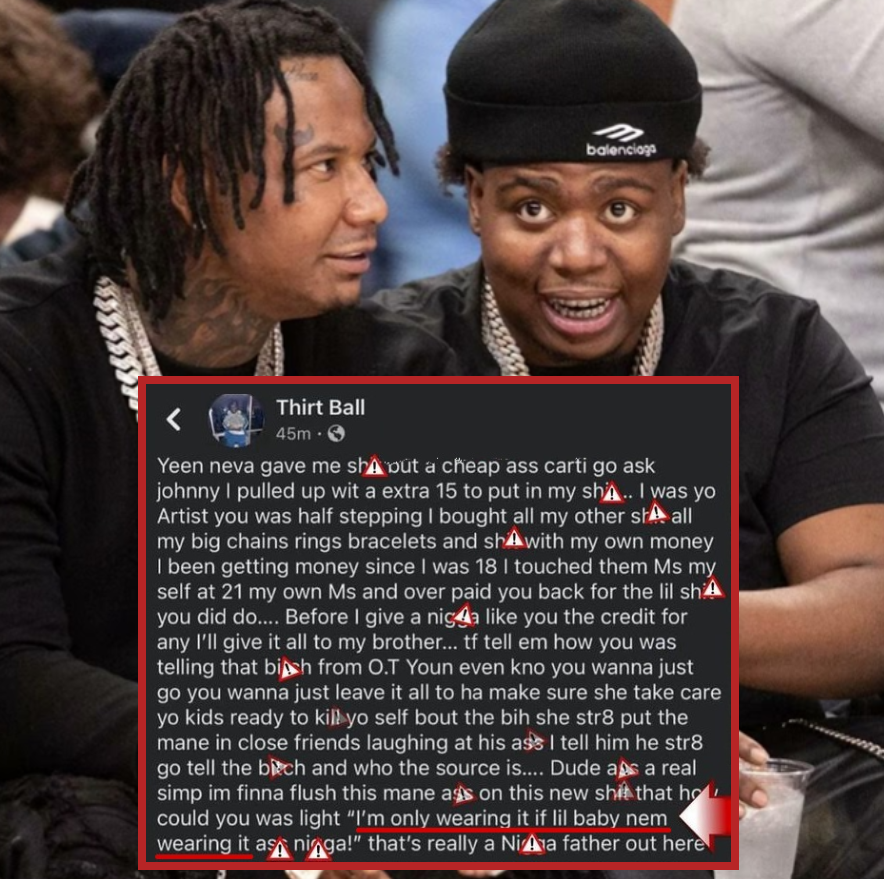 Big 30 says MoneyBagg Yo was copying Lil Baby outfits 😳🤯

"Only wearing it if Lil Baby wearing it"