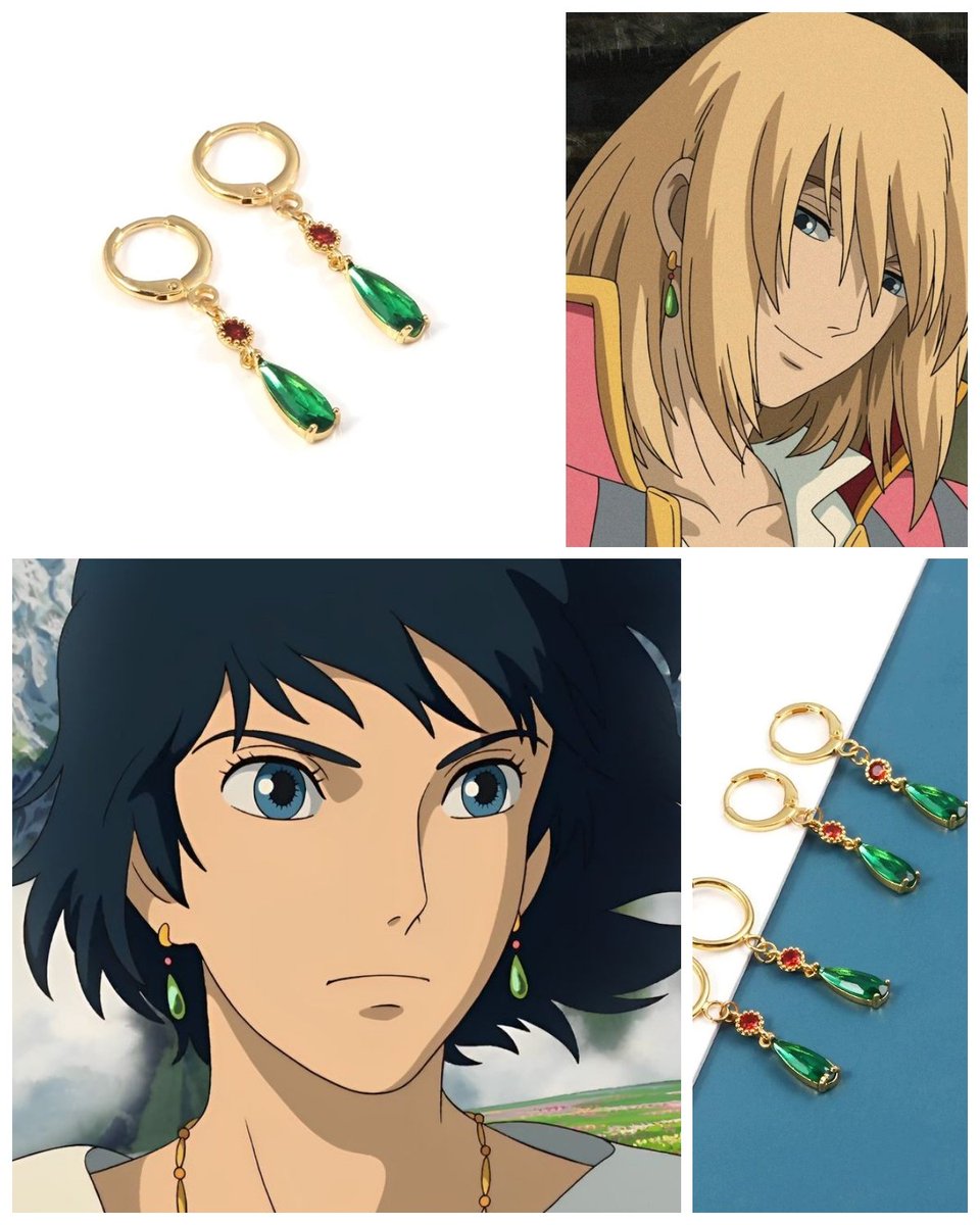 ⚊ Shopee finds : anting jepit Howl's Moving Castle anime studio Ghibli ⚊
#earrings #jewelry #accessories #rekomendasibarangunik #Cosplay #anime #cosplayers #kawaii #ShopeeID #shopeehaul #aesthetic #classy #beauty 
#ootd #ootdfashion 

🛒 shope.ee/1B0YOtxA3a