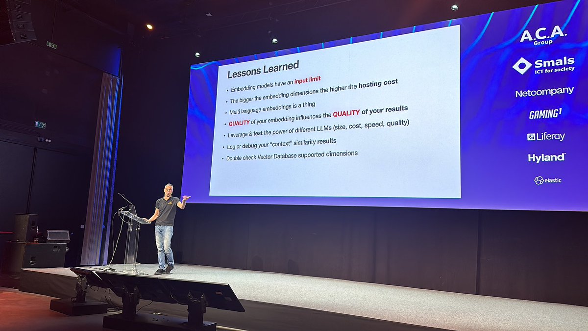 Lessons learned from <a href="/Stephan007/">Stephan Janssen ☕️🧠🧞‍♂️</a> exploration of RAG #voxxeddaysbrussels