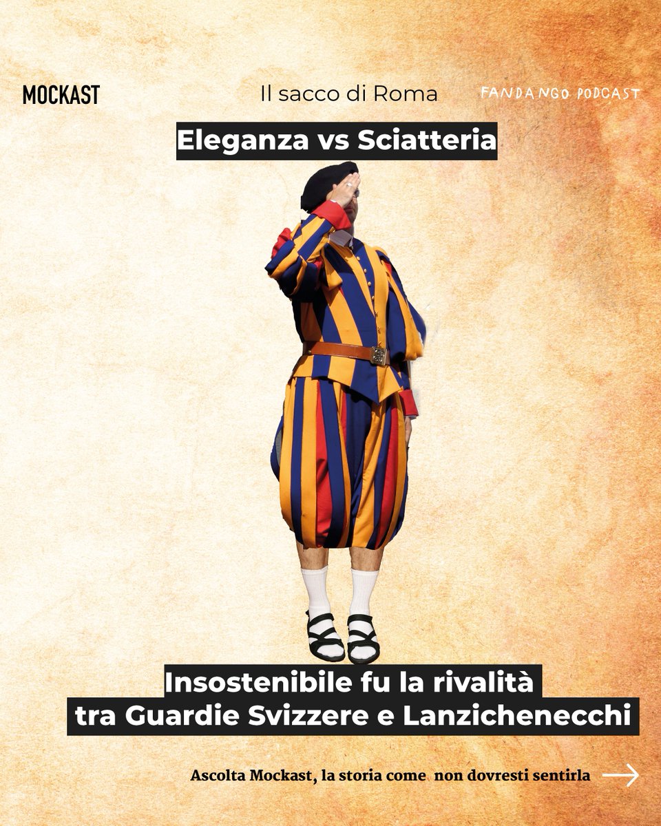 Ricordate il Sacco di Roma? 

Ecco secondo i nostri storici generò la  prima forte reazione Roma al turismo di massa: la risposta alla sciatteria di chi si presentò a Roma con le scarpe aperte e i calzini in vista

Ascolta Mockast! open.spotify.com/episode/2OOlNB…