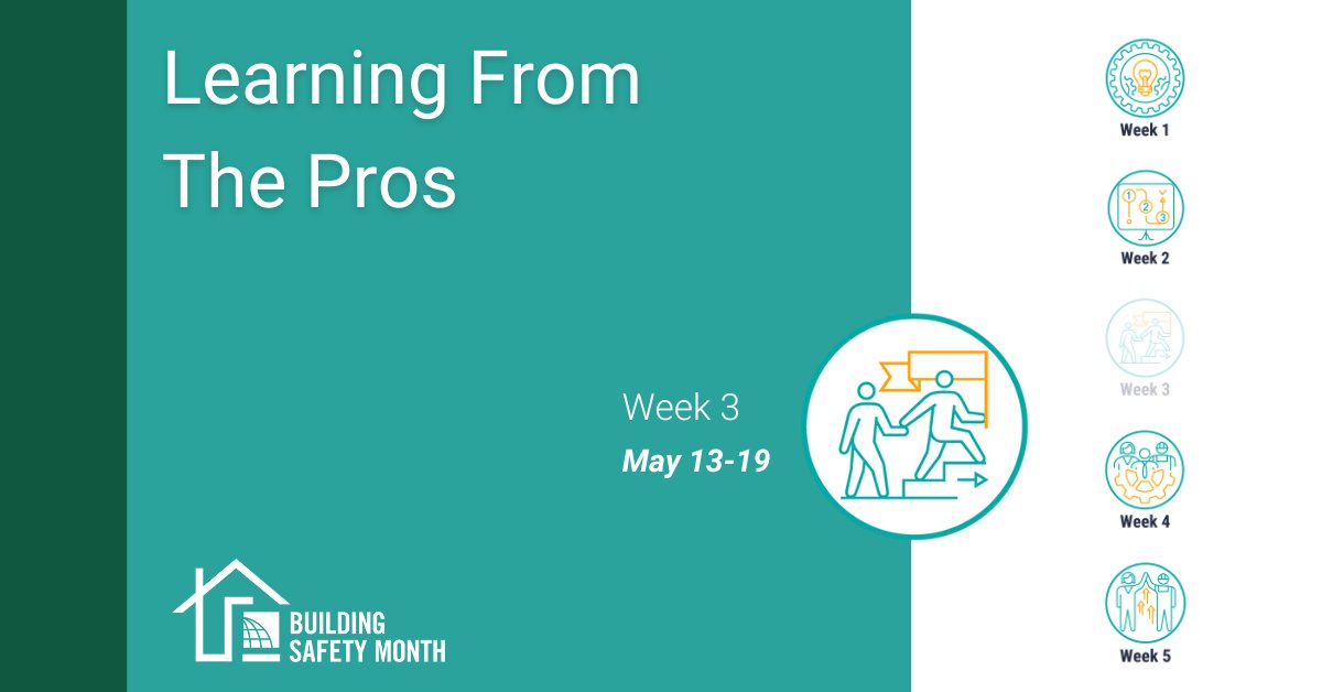 🧑‍💻👷‍♀️📏When it comes to permits and codes, we like to learn from the pros! Depending on your situation, it really helps to know who your building safety professionals are, and when to call. #BuildingSafety365 More: iccsafe.org/advocacy/build…