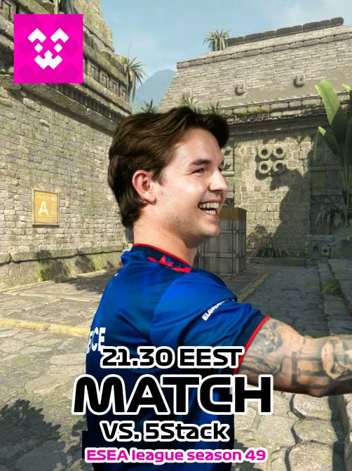 LAST MATCH OF THE SEASON. THANK YOU! ❤️

🏆 <a href="/ESEA/">ESEA League</a> Open (6-7 W/L)
🆚 5stack
📅 May 22nd (today)
🕤 21:30 Eastern 🇪🇺 (20:30 Central 🇪🇺)
🇬🇧 twitch.tv/ne0soft + twitch.tv/fnexie