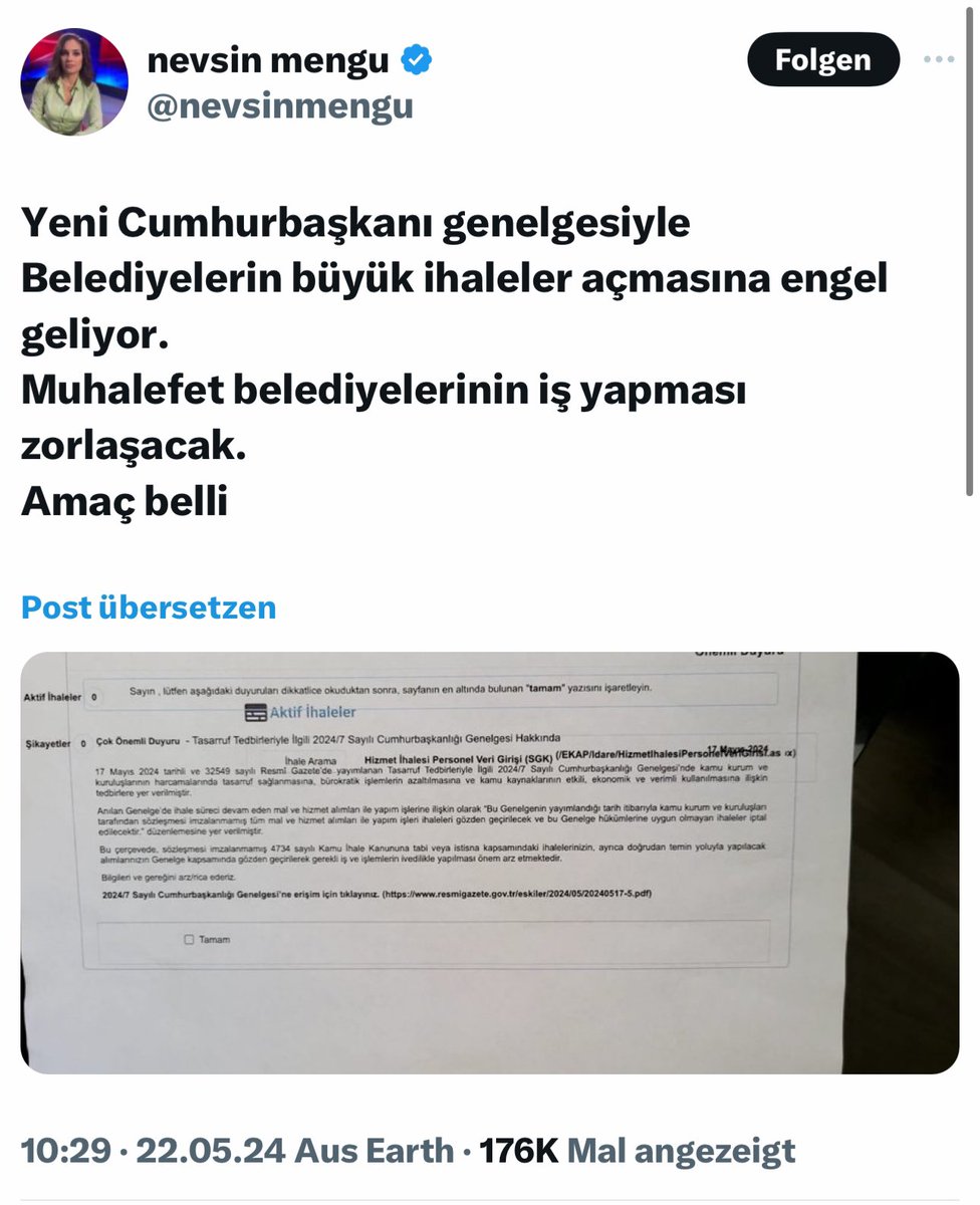 Genelgede sadece “Muhalefet belediyeler” yazıyor da biz mi okuyamıyoruz?