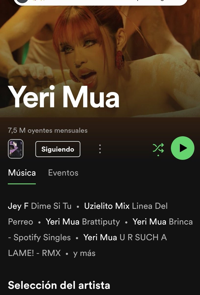 EvaPieiro7's tweet photo. Sigue subiendo de oyentes, la verdad está ahí fuera amigues
#YeriMuaMusic
#Jbalvin #UzielitoMix #ElBogueto #ElMalilla #DjRockWelmx https://t.co/XHSUJXxbYV