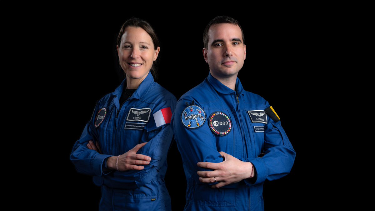 Félicitations à @Soph_astro 👩‍🚀🇫🇷 et @Raph_Astro 👨‍🚀🇧🇪qui sont les premiers de la promotion 2022 à se voir assigner une mission spatiale ! Ils décolleront à destination de la Station spatiale internationale en 2026, Sophie au printemps, puis Raphaël. Les chances sont bonnes pour