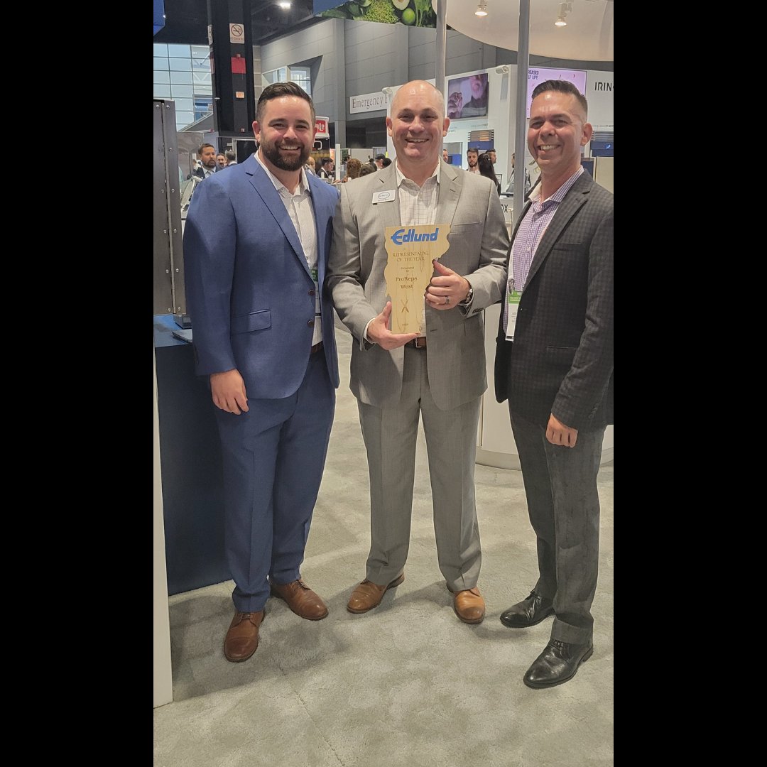 🏆 Honored and grateful to announce that Pro Reps West has been awarded Edlund Rep of the Year for 2023! This achievement wouldn't have been possible without the support of our amazing team and the trust of our valued clients. Thank you for believing in us!